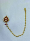Sangam Pearl Chain Nose Ring | Nath