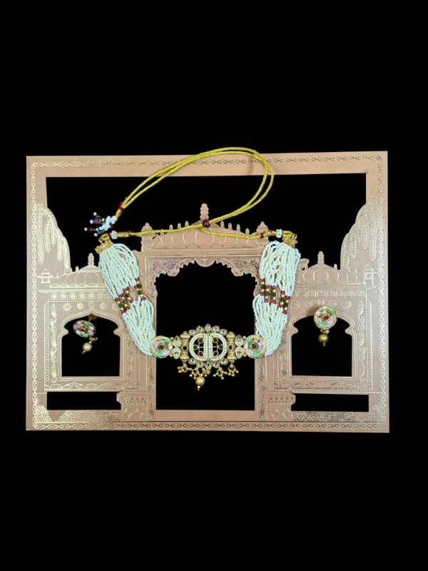 Jyotika Pearl Choker Necklace Set