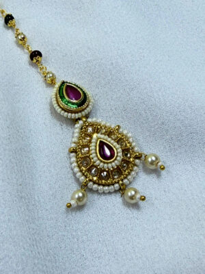 Sevanti Gold Plated Traditional Maang Tikka