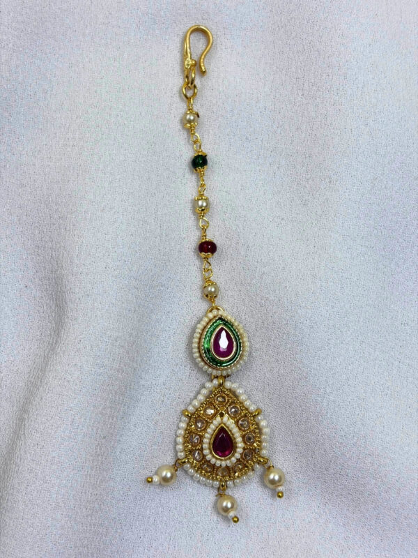 Sevanti Gold Plated Traditional Maang Tikka