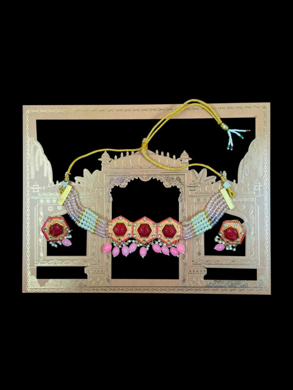 Sneha Pearl Choker Necklace Set