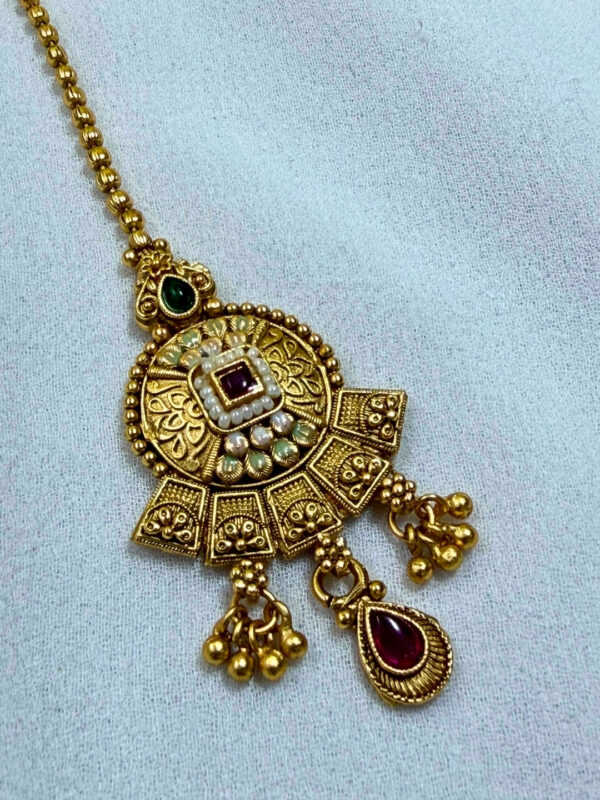 Palaash Gold Plated Traditional Maang Tikka