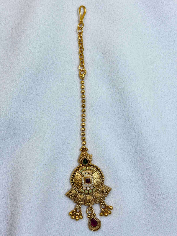 Palaash Gold Plated Traditional Maang Tikka