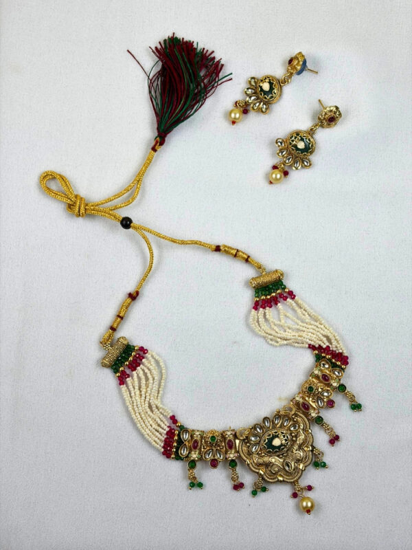 Priyamani Pearl Choker Necklace Set
