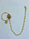 Geet Pearl Chain Nose Ring | Nath