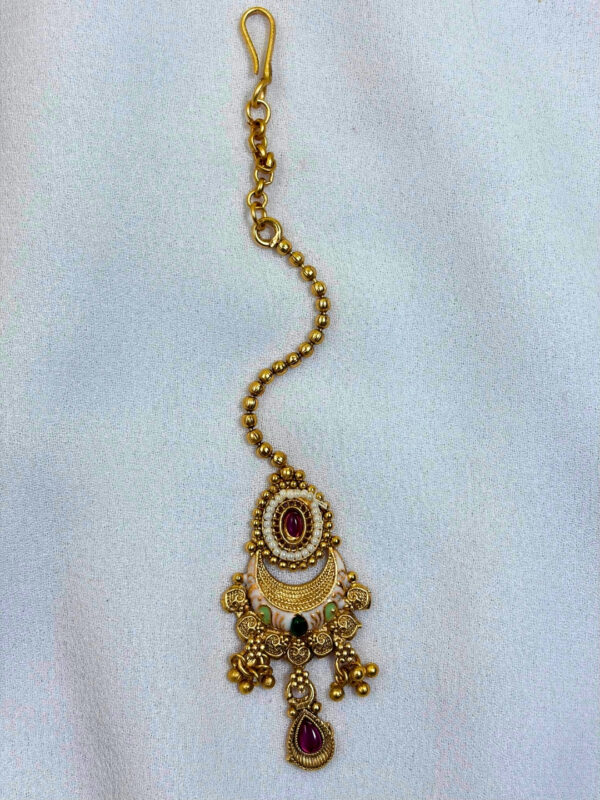 Padam Gold Plated Traditional Maang Tikka