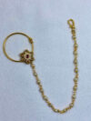 Ghazal Pearl Chain Nose Ring | Nath