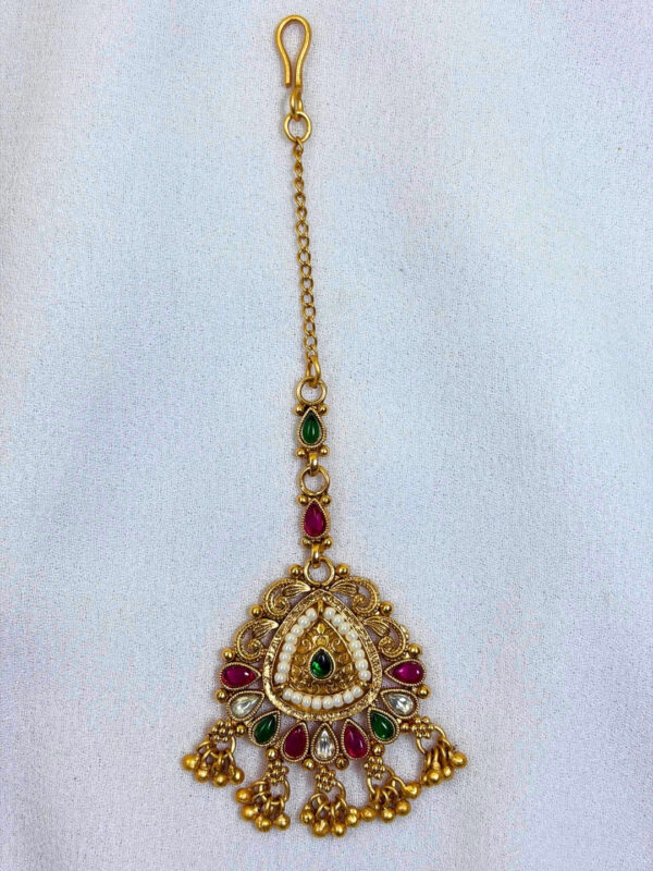 Swarnpushp Gold Plated Traditional Maang Tikka