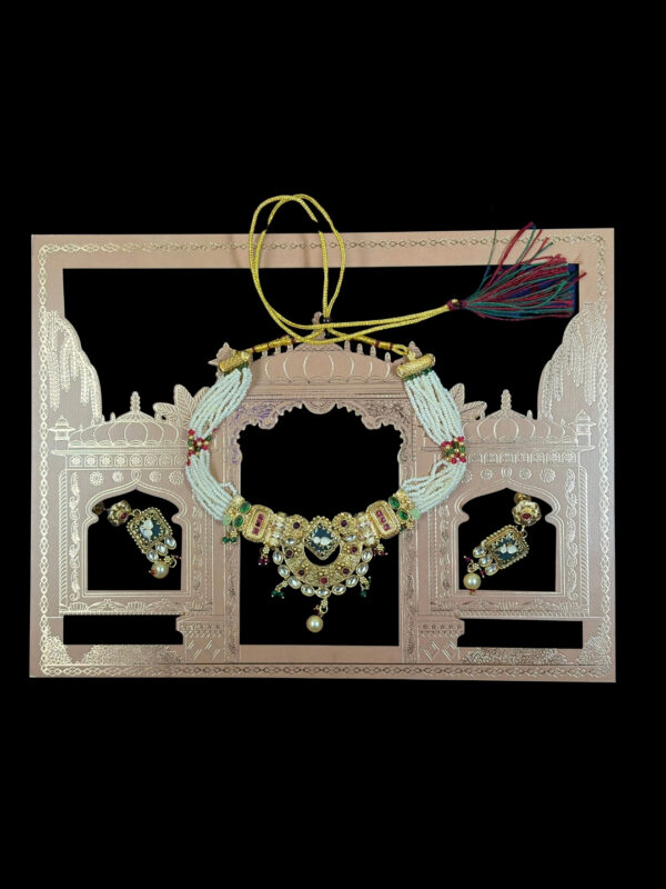 Tamanna Pearl Choker Necklace Set