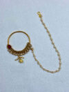 Nazm Pearl Chain Nose Ring | Nath