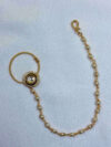 Madhuwanti Pearl Chain Nose Ring | Nath