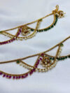 Takshila Jhumka Ear Chain Set