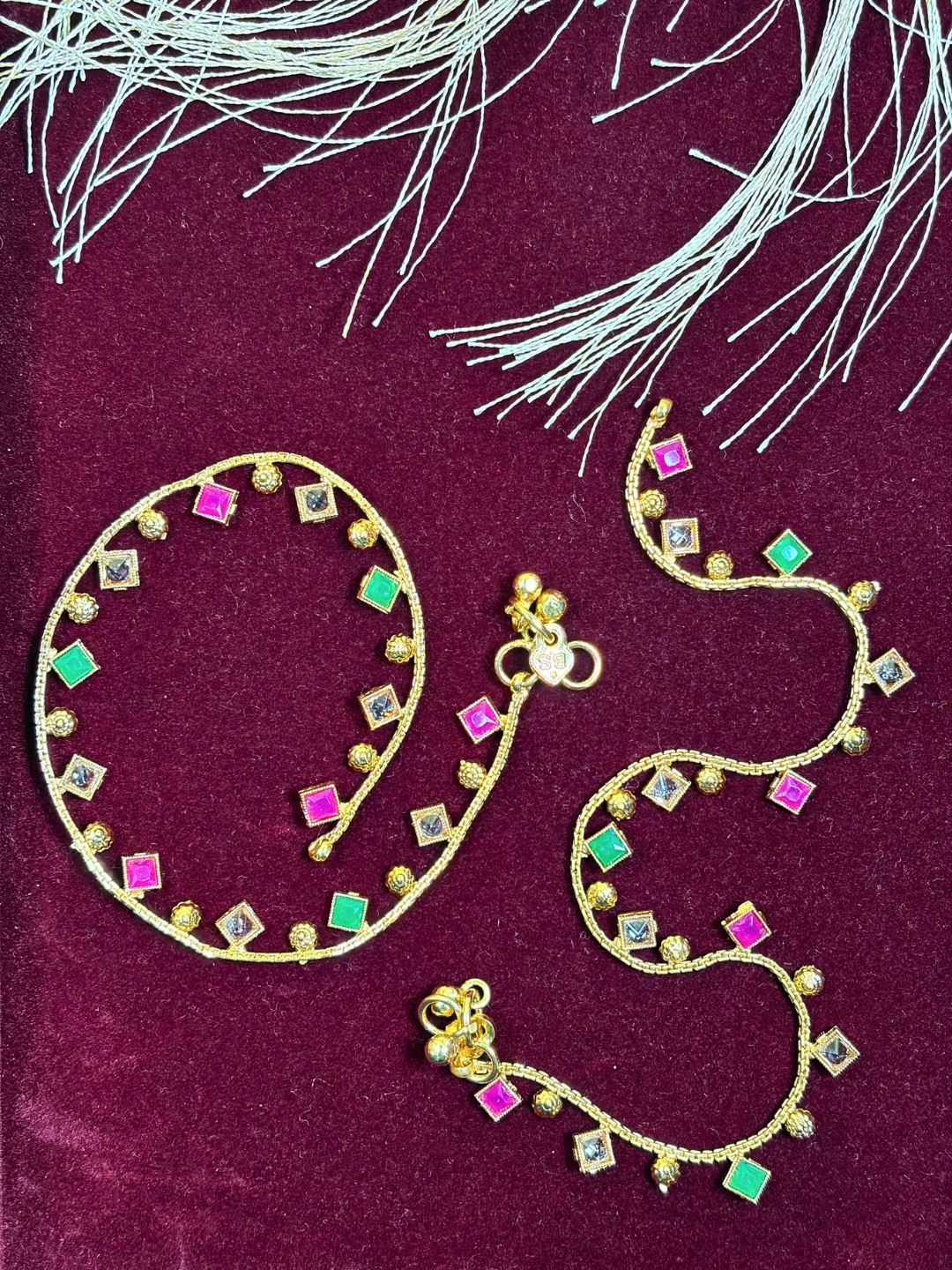 Ratnajyoti Gold Plated Payal / Anklets
