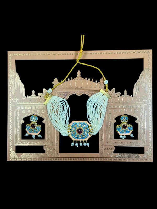 Rashmika Pearl Choker Necklace Set