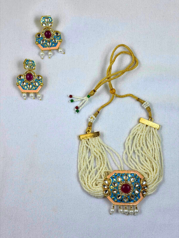 Rashmika Pearl Choker Necklace Set