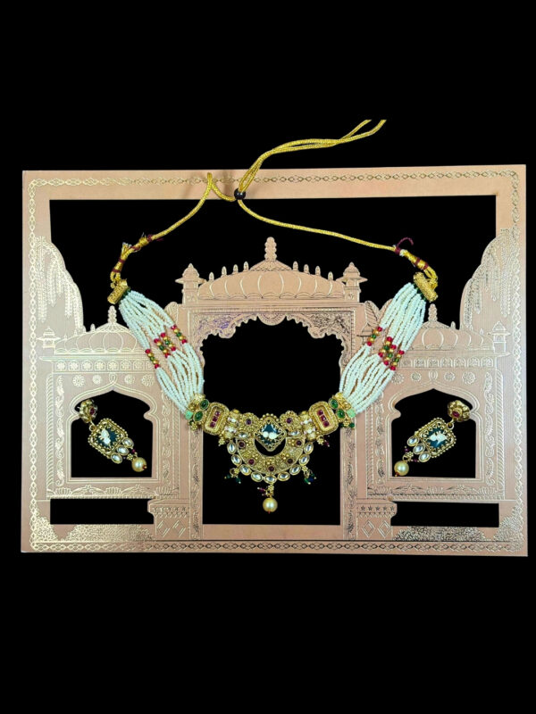 Taapasi Pearl Choker Necklace Set