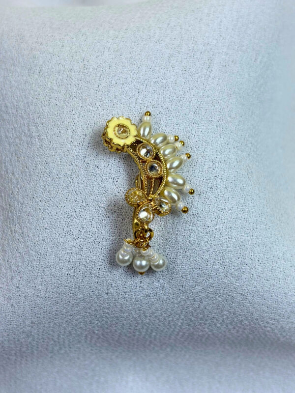 Laya Pearl Beaded Nose Ring | Moti Nath