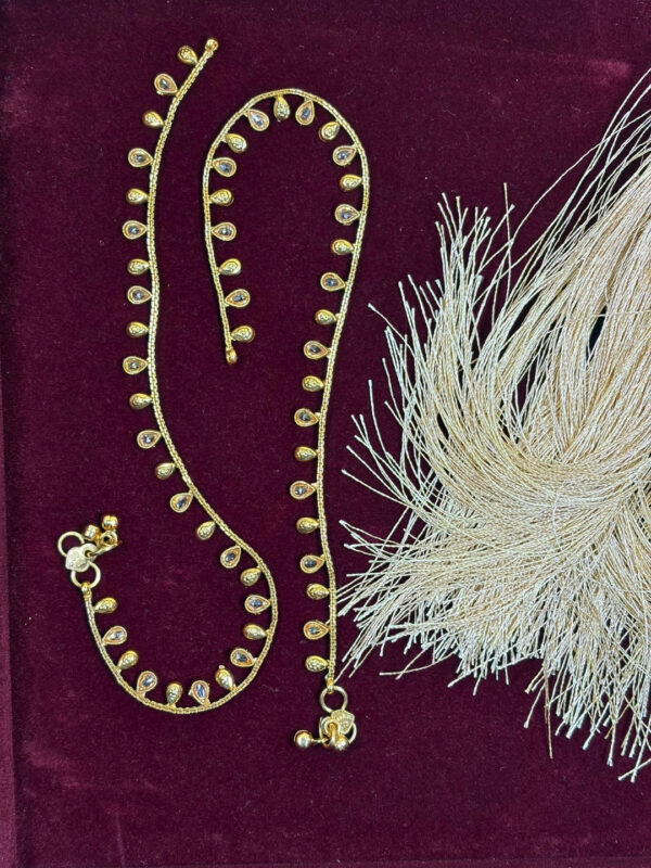 Swarnapushp Gold Plated Payal / Anklets