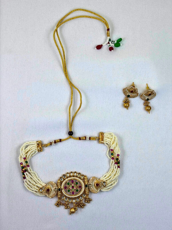Bhumi Pearl Choker Necklace Set