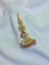 Marigold Kundan Stone Traditional Maang Tikka