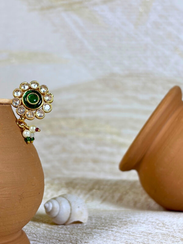 Sur Kundan Nose Ring | Nath
