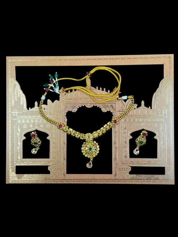 Nayantara Gold Plated Choker Necklace Set