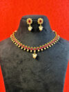 Samantha Ruby Pearl Choker Necklace Set